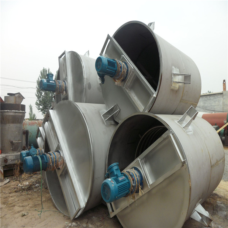 廊坊轉(zhuǎn)讓全不銹鋼攪拌釜二手價格_二手反應釜-梁山縣誠達二手化工設備